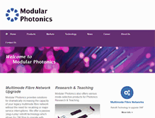 Tablet Screenshot of modularphotonics.com